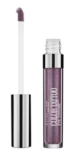 Sombras Para Ojos Maybelline Tattoo Eye Chrome Sharp Purple Color De La