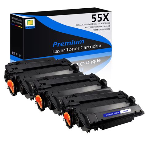 3pk High Yield Ce255x 55x Toner Cartridge For Hp Laserjet 500 M525dn M525f Mfp Ebay