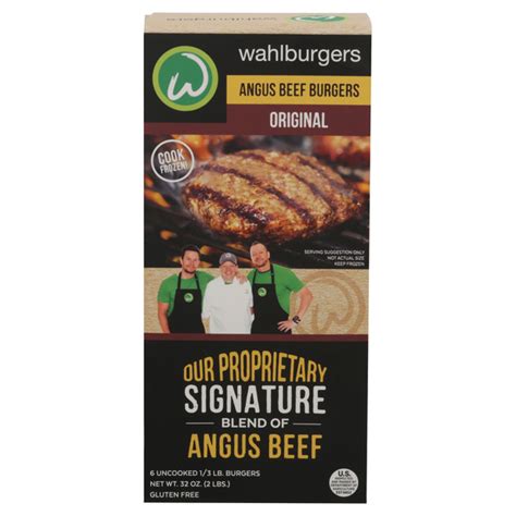 Save On Wahlburgers Burgers Angus Beef Original Frozen 6 Ct Order Online Delivery Stop And Shop