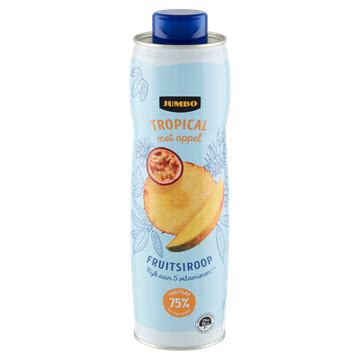 Jumbo Fruitsiroop Tropical Met Appel 750 Ml Bestellen Jumbo