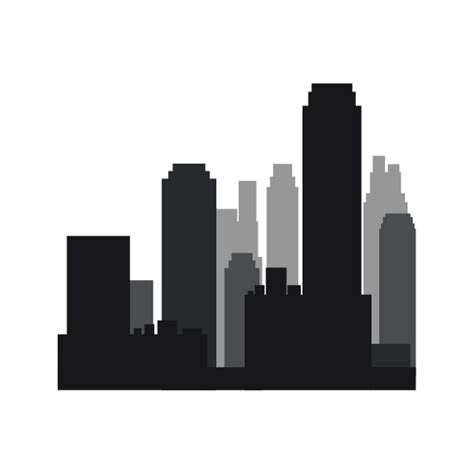 City Buildings Silhouette at GetDrawings | Free download