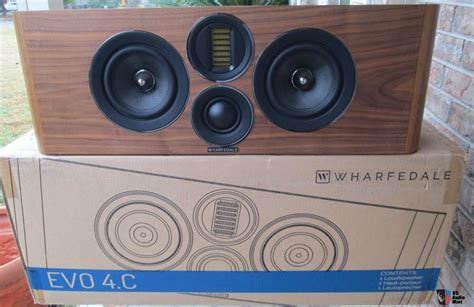 Wharfedale Evo C Center Channel Speaker Walnut In Original Box Photo