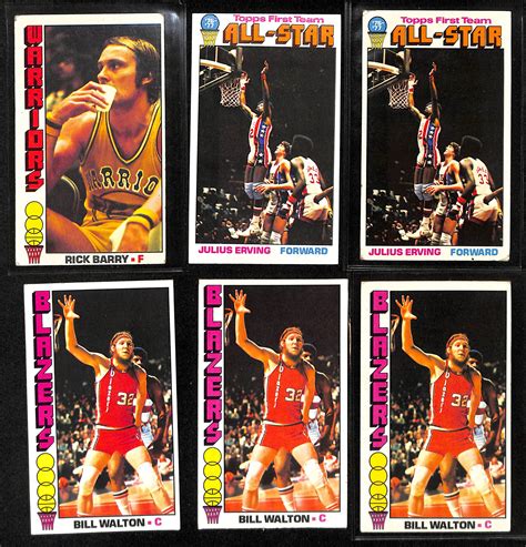 Lot Detail Lot Of Topps Basketball Cards Of The First