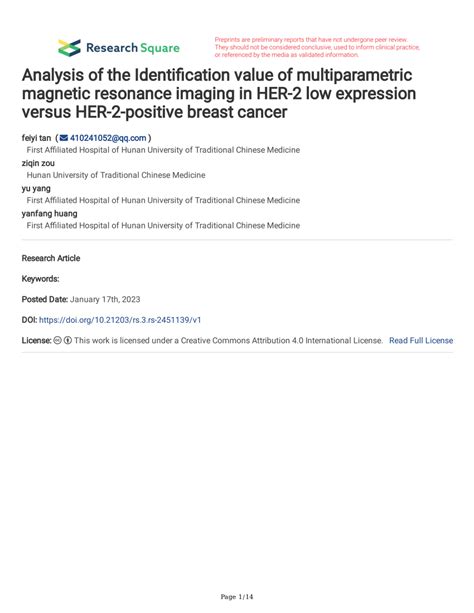 PDF Analysis Of The Identification Value Of Multiparametric Magnetic