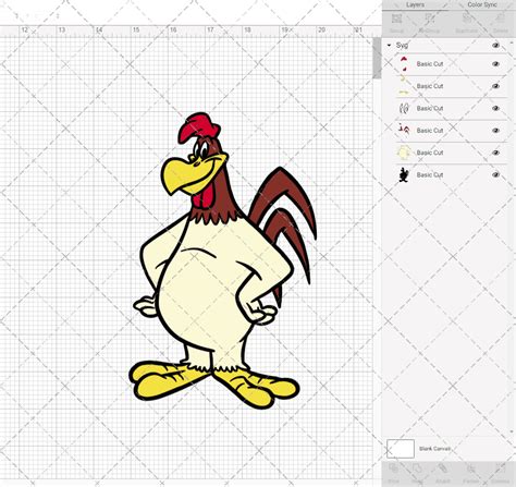 Foghorn Leghorn Looney Tunes 002 Svg Dxf Eps Png Svgshopart