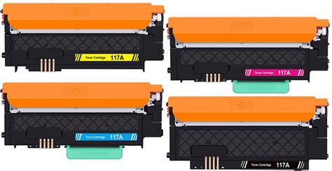 Toner Spar Set Kompatibel Mit HP 117A CMYK Farbtoner GmbH