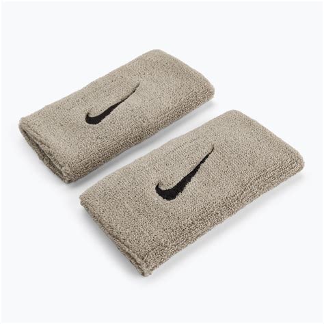 Frotki Na Nadgarstek Nike Swoosh Doublewide Wristbands Grey Nnn