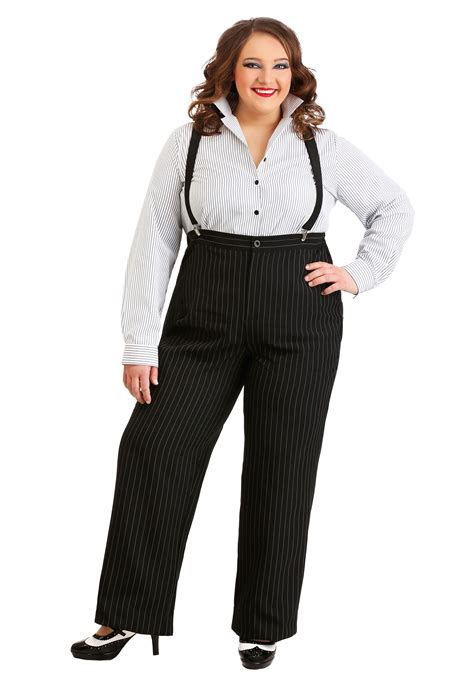 1920s Gangster Lady Costume Plus Size Walmart