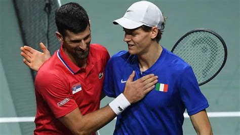 Tennis Jannik Sinner Stuns Novak Djokovic To Keep Italy Alive In