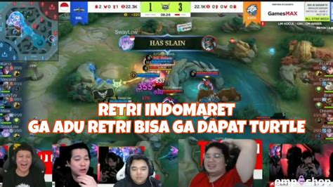 Anavel Retri Indomaret Parah Reaction Streamer Evos Vs Rbl Match