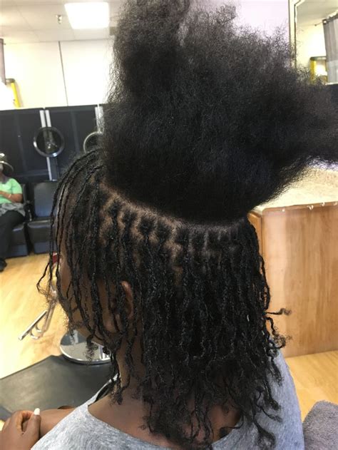 Installation Of Small Locs Using The Interlocking Methodinstant Locs