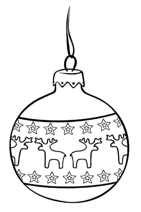 Popular Decoração Da Árvore De Natal para colorir imprimir e desenhar