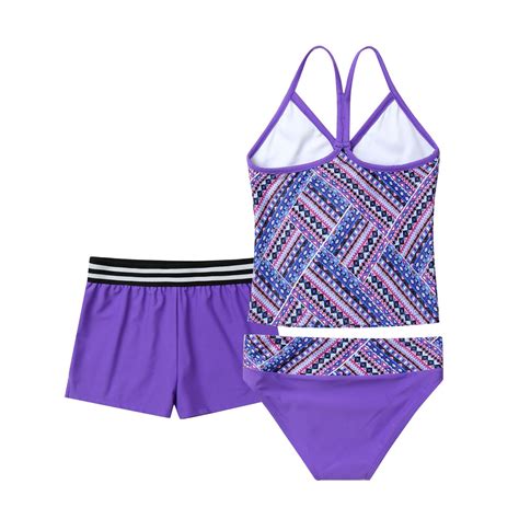 Kids Girls Childrens Swimwear Two Piece Printed S Vicedeal