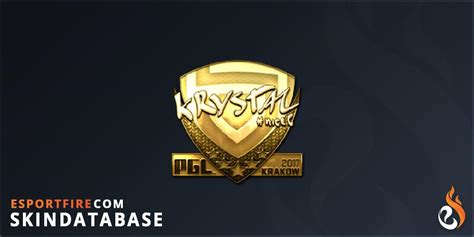 Sticker KRYSTAL Gold Krakow 2017 EsportFire