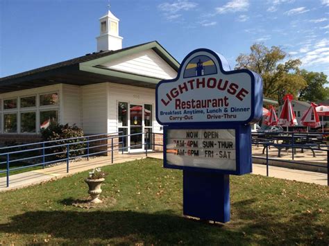 Menu Of Lighthouse Restaurant Michigan City Michigan City