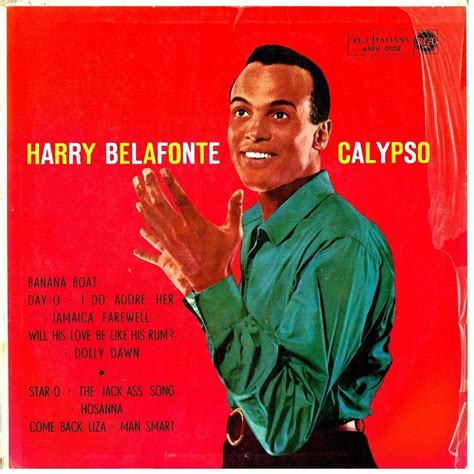 Belafonte Harry Calypso 10 Album Ad Vinyl