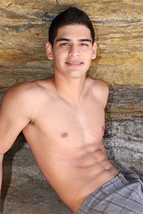 Handsome Latino Guy Posing For Gay Magazine XXX Dessert Picture 6