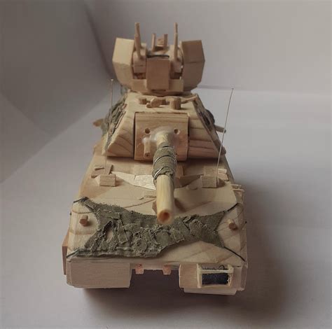 Wooden Model Of A Maus Tank Based On The 3d Model Landkreuzer From The Game World Of Tanks