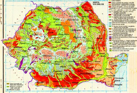 Harta Solurilor Romaniei Profu De Geogra