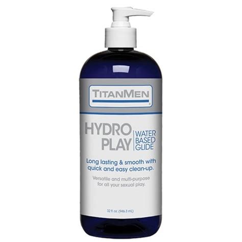 Titanmen Hydro Play Water Based Glide 32 Fl Oz Sex Toy Hotmovies