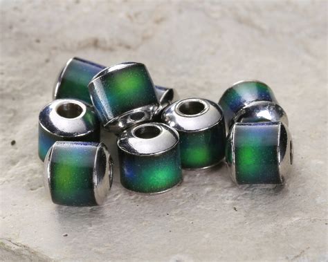 Mood Bead W Stainless Steel Rondelle 8mm