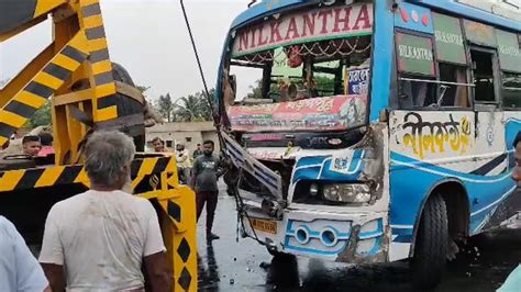 Bus Carrying Victims Of Odisha Train Tragedy Meets With Accident In