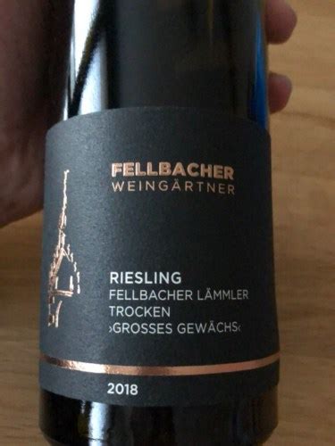 Fellbacher Weingärtner Fellbach Lämmler Riesling Grosses Gewächs