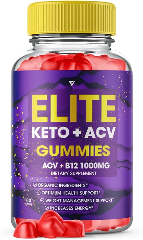 Elite Keto Acv Gummies Advanced Weight Loss Supplement 60 Gummies Eatzco