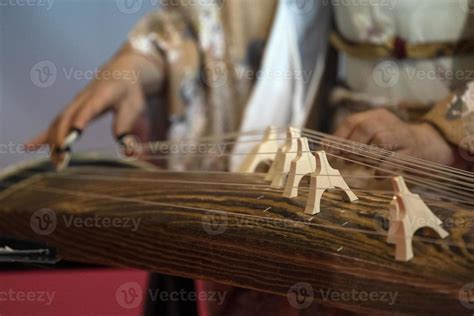 Koto japanese harp 18805544 Stock Photo at Vecteezy