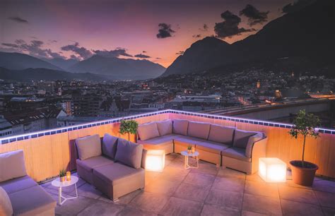 Rooftop Cocktail Bar Innsbruck Adlers Hotel Innsbruck