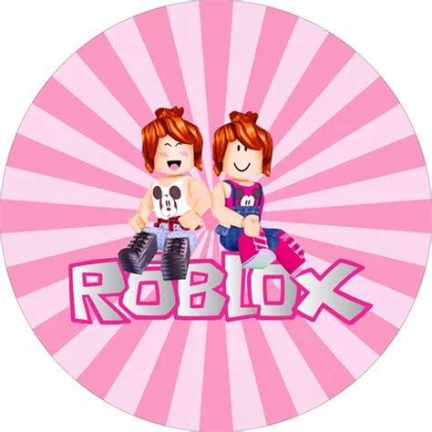 Painel Redondo Roblox Rosa 1 50 M Em Tecido C elástico Parcelamento