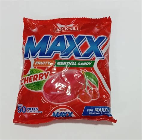 maxx fruity methol candy red cherry flavorfor maximum menthol
