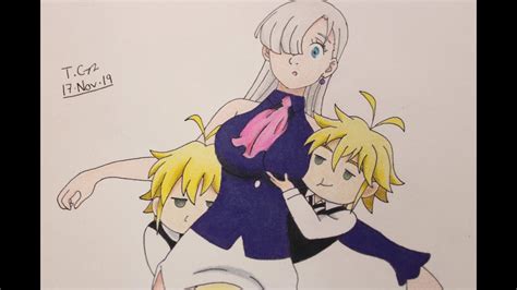 Meliodas Y Elizabeth Dibujo : Meliodas Elizabeth Deadly Seven Liones Sins Yuka Todo Costumbre ...