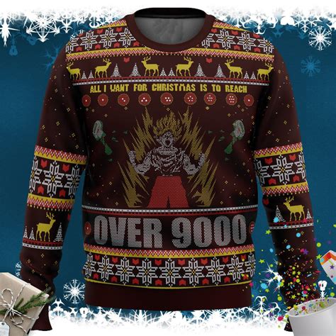 Goku Over Dragon Ball Z Manga Anime Ugly Sweater Holuju