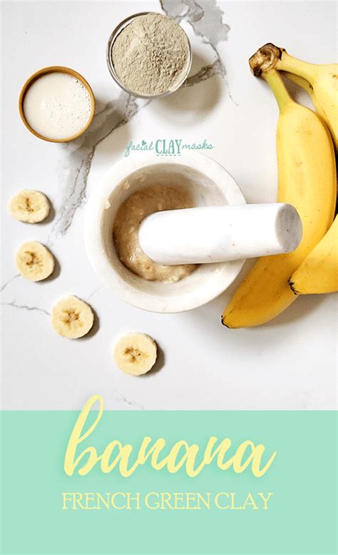 A'Peeling Banana Face Mask [DIY recipe] w/ French Green Clay