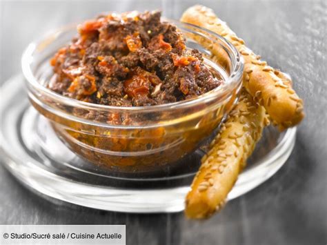 Tapenade olives noires et tomates séchées facile et rapide découvrez