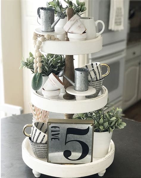 How To Style A Tiered Tray Crisp Collective Tiered Tray Decor Tray