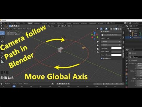 Camera Follow Curve Path In Blender 2 9 Cmera Follow Curve Path YouTube