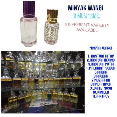 Minyak Wangi Attar Original Kasturi Kijang Kasturi Hitam Kasturi Putih