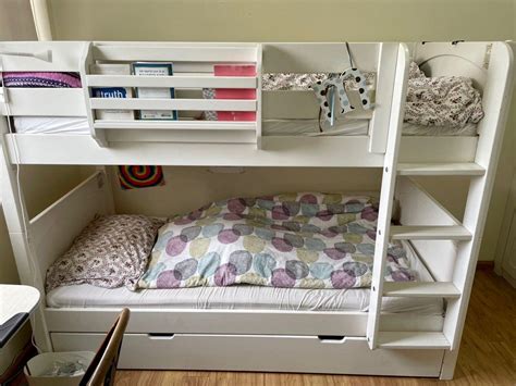 Pre Loved Matrix Low Bunk W Mounted Ladder W Pullout Furniture