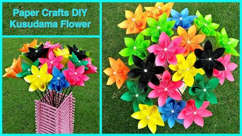 How To Make A Kusudama Paper Flower Easy And Simple Origami Kusudama