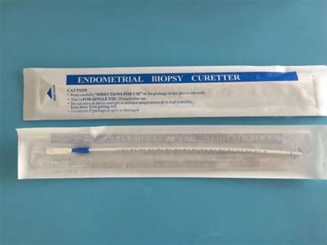 Disposable Catheter Plastic Endometrial Biopsy Curette For Hospital At