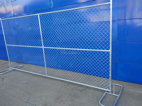 Galvanized Chain Link Temporary Fence Panel Temporary Construction