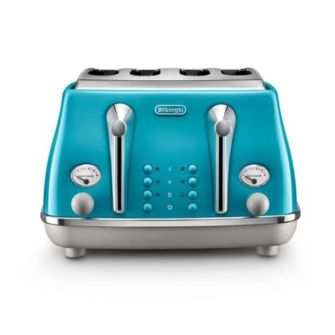 Ctoc Az Icona Capitals Slice Toaster Lisbon Azure De Longhi Au