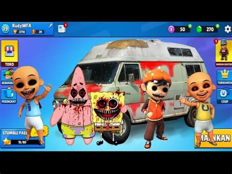 Mobil Van Berhantu Upin Ipin Boboiboy Dan Spongebob Balik Kampung Di