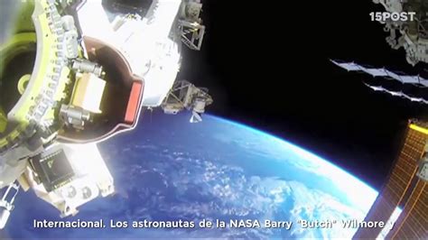 Astronautas De La Nasa Llevan Una Gopro En Su Caminata Espacial V Deo