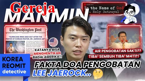 Gereja Manmin Agama Sesat Yang Jual Air Suci Dan Pernah Ada Di