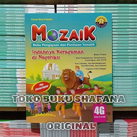 Buku Mozaik G Yudhistira Kelas Sd K Edisi Revisi Pengayaan