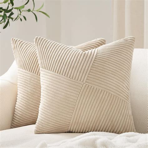 Amazon Topfinel Tan Decorative Throw Pillow Covers X Set Of