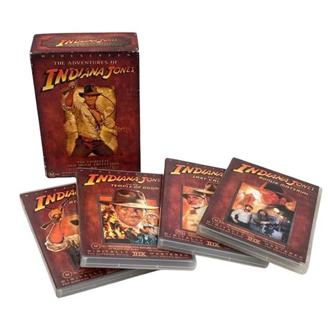 Indiana Jones The Complete Box Set Dvd 4 Disc Movies